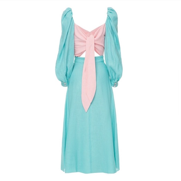 Lee Pfayfer Mint Candy Dress - Picture 4 of 10